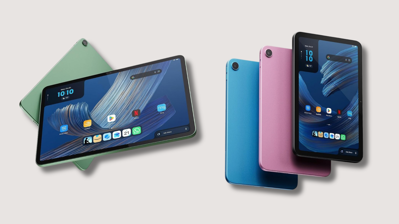 An Alexa Tablet 11 and 8